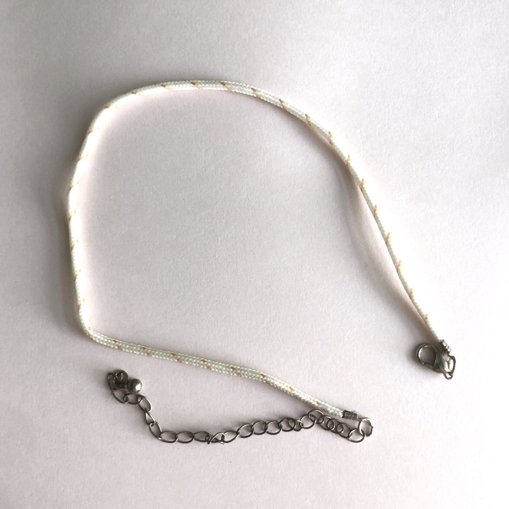Jewelry - Orange & White Choker